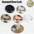 thumbnail image 2 of 1 recessed door handle, invisible sliding door handle, cabinet door handle, stainless steel drawer handle (white), 2 of 4