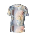 thumbnail image 6 of Wukai The Cat Looks in the Mirror Print Men's Short-Sleeved Mesh T-Shirt,Quick-Dry Short Sleeve Workout T-Shirt-Medium, 6 of 8