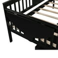 thumbnail image 6 of Clearance!Twin size Daybed with Two Drawers for Bedroom, Living Room, Wood Slat Support, Espresso, 6 of 8
