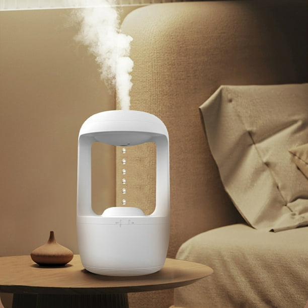 EGNMCR Water Droplet Humidifier Bedroom Office Desktop Smog Visible USB Humidifier Home Bedroom Office Desktop USB Aroma Diffuser Mother s Day Gift
