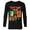 Black, variant on Disney and Pixar's The Incredibles Color Block - Long Sleeve T-Shirt for Men – Customized-White