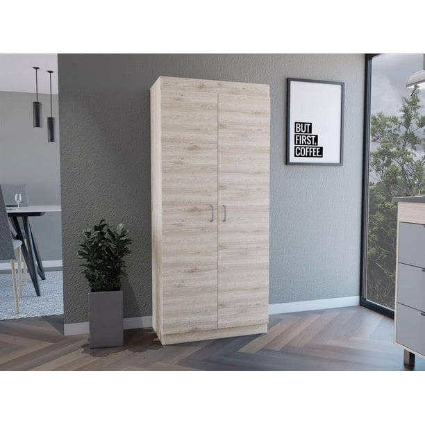Mueble Alacena Multiusos Excelsior Varese Ceniza/Blanco