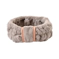 thumbnail image 4 of Minnieouse Bandas para el cabello de cara ajustable Coral Fleece Diadema Artículos para el hogar Accesorios de peinado para Spa Cuidado de la piel Gris 5piezas Minnieouse CBP256507, 4 of 5