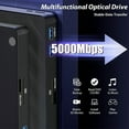 thumbnail image 4 of External Bluray Drive USB3.0 Type-C Multifunction BD-Combo Optical Drive CD DVD Burner Player ,Wide Compatibility, 4 of 5