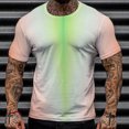 thumbnail image 1 of Qiopertar Liquidation à Moins de 5$ Mode Masculine Décontractée Sports Plage Col Rond Manches Courtes T-Shirt en Liquidation Offres d'Accès Anticipé, 1 of 5