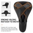 thumbnail image 2 of Funda para sillín de bicicleta de montaña 3D, accesorios gruesos para cojín de asiento de bicicleta (negro), 2 of 5