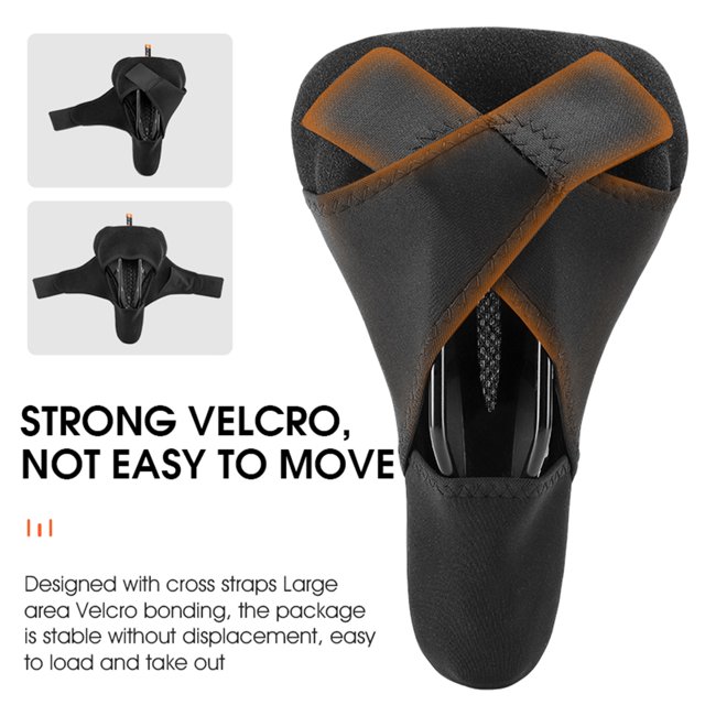 Funda Para Sillín De Bicicleta Funda para sillín de bicicleta 3D, funda gruesa para sillín de bicicleta, suministros para montar suaves y transpirables Ndcxsfigh Accesorios para bicicletas