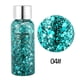 thumbnail image 1 of Fiudx Ofertas relámpago del día Gel de purpurina corporal en lentejuelas de sirena para rostro, pipa, cabello, ojos y uñas, maquillaje de fiesta en purpurina holográfica de larga duración en festival, 1 of 1