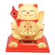thumbnail image 4 of Gato Sonriente de la Superte, Gato Solar de la Fortuna Con el Brazo Agitando, Gato de la Buena Suerte, Riqueza y Bienvenida Decretación para el Hogar deicina Coche Salpicadero, 4 of 7