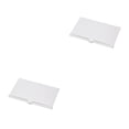 thumbnail image 2 of Matsuzay Estuche protector de tarjeta de memoria digital portátil Tarjetas de nombre de negocios Soporte de caja de aluminio Accesorios de Plata 2piezas, 2 of 6