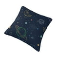 thumbnail image 3 of YFYANG Square Decorative Throw Pillow Case (Without Pillow Insert), Cartoon Cosmic Star Doodle Bedroom Sofa Car Cushion Cover, 24"x24", 3 of 9