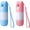 Blue+Pink, variant on 2-in-1 Thermal Paper Eraser Pen & Craft Knife, Water-Based Thermal Label Correction Marker with Mini Box Cutter, Privacy Cover Fluid for Mail Address Receipts Shipping Labels and Packages