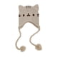 thumbnail image 1 of Gorro con Orejas y Cara de Gato Pusheen Gris con Borlas, 1 of 1