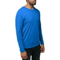thumbnail image 3 of X RAY JEANS Mens Long Sleeve V-Neck T-Shirt, Ocean Blue, L, 3 of 5