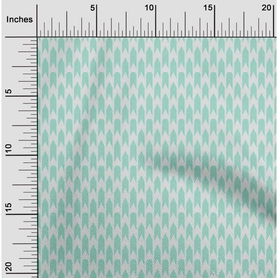 oneOone Viscose Jersey Fabric Square & Arrow Sign Kasuri Fabric Prints By Yard 60 Inch Wide