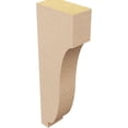 thumbnail image 5 of 2"W x 4"D x 12"H Thin Van Buren Rough Cedar Woodgrain TimberThane Corbel, Primed Tan, 5 of 6