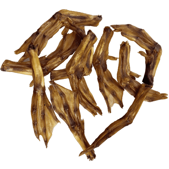 HDP Roasted Poultry Feet Dog Chew Flavor:Duck Size:Pack of 100