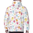 thumbnail image 7 of Sikiie Cute Owl Men's Hoodie, Essentials Hoodie, Sweatshirt, Pullover Hooded Sweatshirt for Men-Medium, 7 of 7