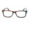 thumbnail image 2 of EYE ZOOM 2 Pack Men and Women Vintage Plastic Reading Glasses with Case, Brow Tortoise +2.50, 2 of 5
