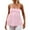 L-45Pink132, variant on CUSTG Women Tank Top Summer Simple Stylish Versatile Strapless Ruffle Flowy Design Camisole Comfortable Vest For Ladies Casual Daily Wear And Layering,Blue,L