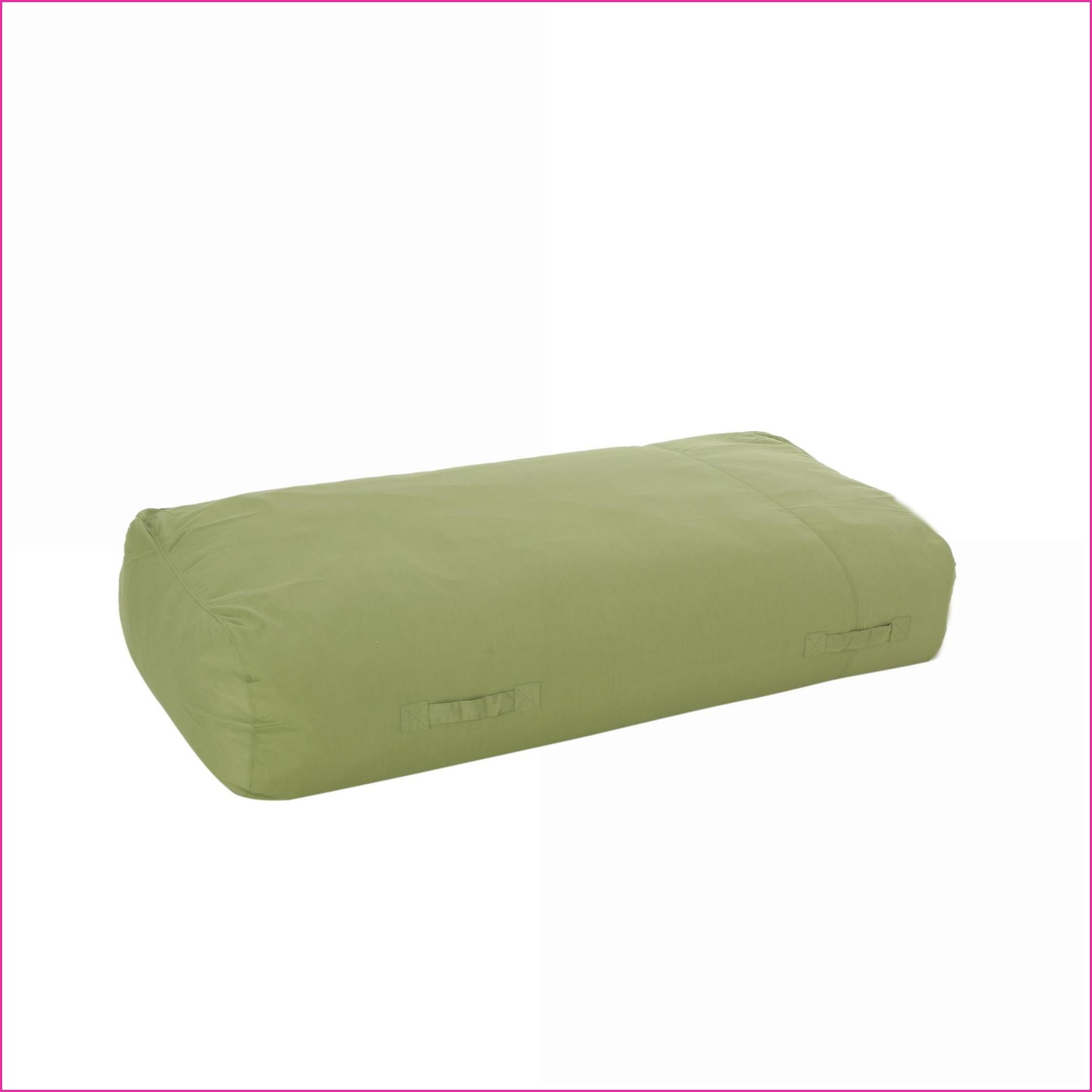Kasper 6'x3' Waterproof Fabric Bean Bag Chair for Adults | Green | Rectangle