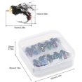 thumbnail image 4 of czcpp-10pcs Fly Fishing Lures Kit Fishing Fly, Fly Fishing Kit Fly Fishing Lures, Fly Fishing Handmade Lures Assortment Kit Artificial Bait Hooks for Bass Trout Salmon Fishing, 4 of 4