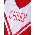 thumbnail image 5 of TiaoBug Kids Girls Cheerleading Uniform Dance Dress Sleeveless V Neck Letter Dresses 6-14, 5 of 7