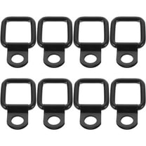 KAKOWELY 8Pcs Trailer Tie Downs D Rings Metal Stable Hold for Vehicle Anchors 2x1.2x0.2in