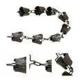 thumbnail image 3 of Worgeous Rain Chain Copper Metal Flower Shape 1Pack 39.4x3x3in, 3 of 7