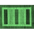 thumbnail image 1 of Ahgly Company Indoor Rectangle Abstract Emerald Green Modern Area Rugs, 7' x 10', 1 of 4