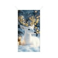 thumbnail image 2 of Christmas Door Cover for Front Door Christmas Door Decorations 35X71 Inch Snowman Winter Door Cover Hanging Christmas Door Banner for Porch Entry Window Christmas Decorations, 2 of 7