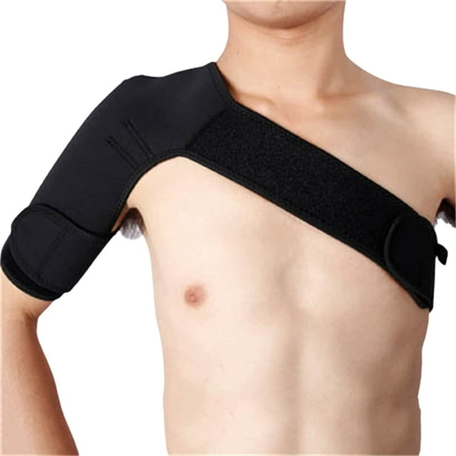 Support d'Épaule, Compression Réglable, Équipement de Protection Respirant pour une Épaule, Prévention de la Dislocation des Articulations