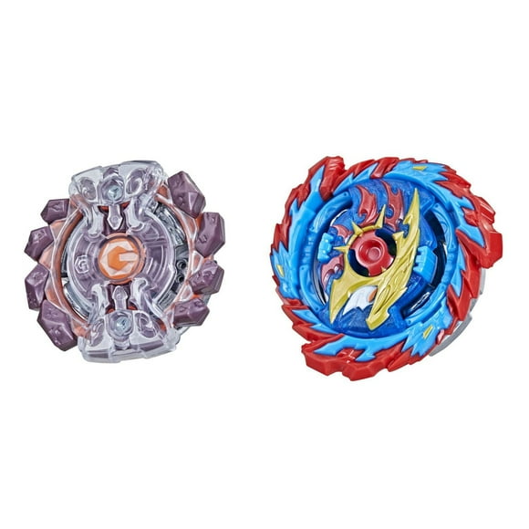 Beyblade Burst Surge, paquet de 2 toupies de compétition Speedstorm Mirage Helios H6 et Gaianon G6, jouet pour enfants, dès 8 ans