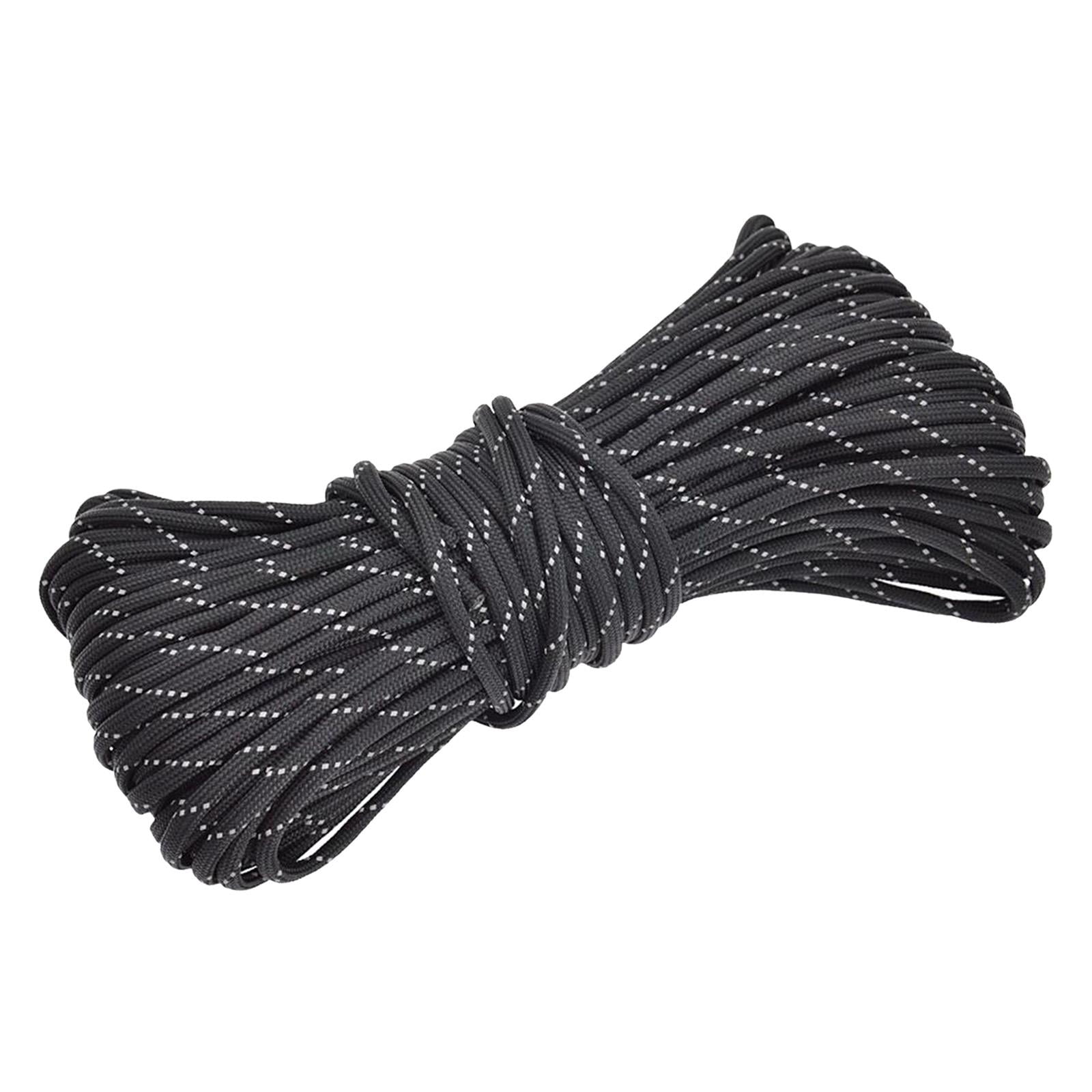550LB Paracord Parachute Cord Rope Reflective 9 Strand 102″ Military Tent Hiking 