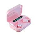 thumbnail image 2 of Audífonos inalámbricos Bluetooth, auriculares inalámbricos a prueba de agua con estuche de carga, auriculares Bluetooth estéreo 3D intraurales con micrófono y diadema. Rojo Verde auriculares, 2 of 8