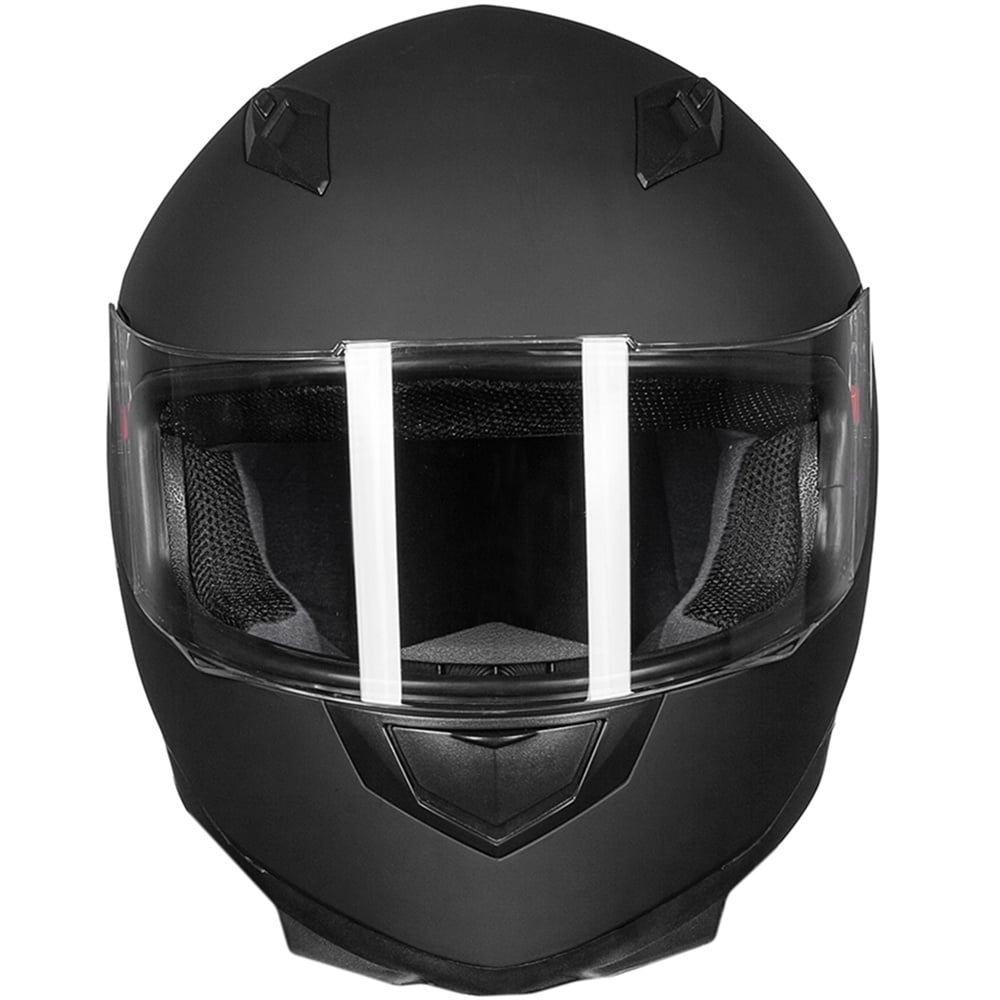 ILM Full Face Motorcycle Street Bike Helmet with Removable Winter Neck Scarf + 2 Visors DOT Model-JK313