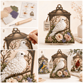thumbnail image 4 of Always Near 3D Fabric Poke Art Memory Lantern Kit, No-Sew Bird Memorial Craft Kit with Poke Tool and Guided Pattern for Adults, Bookshelf Mantel and Home Decor, 4 of 6