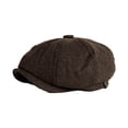 thumbnail image 2 of Men's Classic Soft Newsboy Cap Cozy Blend Fabric Cabbie Beret Style Hat For Casual Daily Wear And Fashion, 2 of 8
