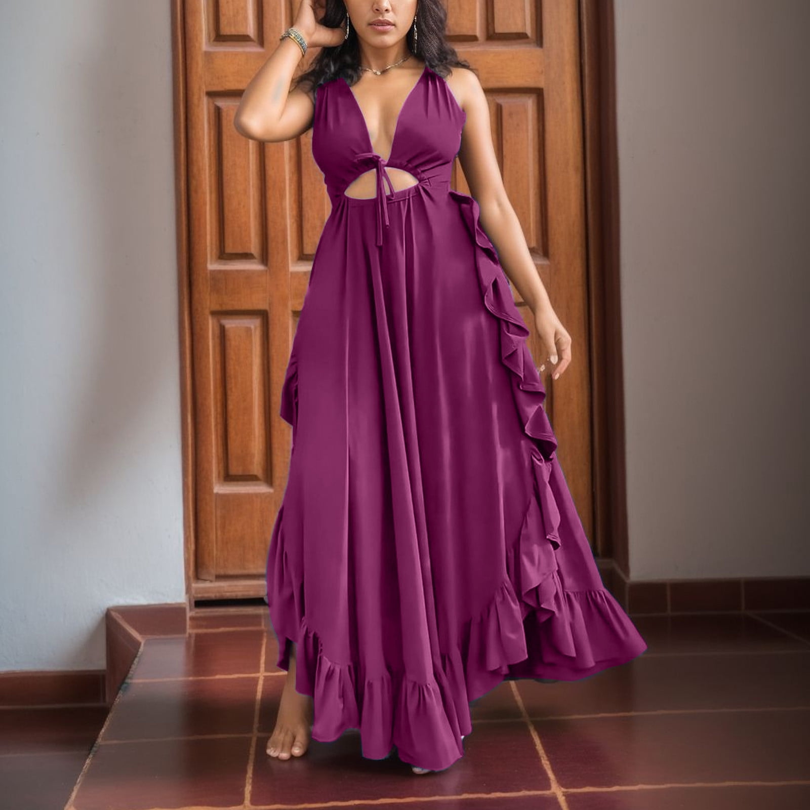 Purple fall dress 2025