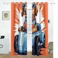 thumbnail image 2 of Dog Kart Car Black Out Curtains 72 Inch Length Curtains for Sliding Glass Doors Bedroom Living Room 2 Pack, 2 of 6