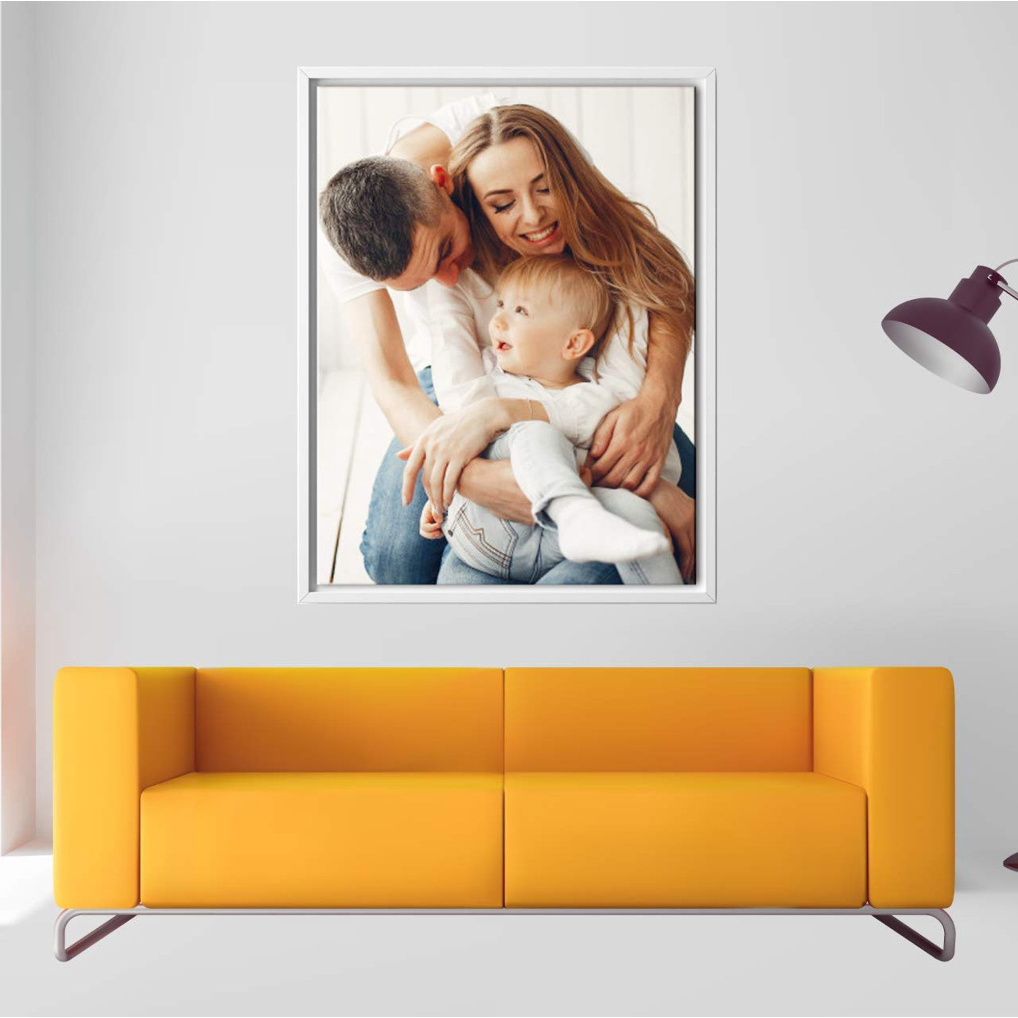  Canvas Floating Frame, Picture Wall Art Painting Frame for  18x24 Inch Finished Canvas Painting 1-1/4 Depth, Picture Art Wall Decor,  Light Brown: Posters & Prints