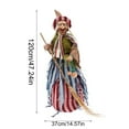 thumbnail image 3 of WHEANG Sorcière Debout Animée d'Halloween Format Grand Sorcière Animatronique avec Phrases Préenregistrées Bras Articulés Rouges Lumineux Idéale pour la Déco Effrayante des Fêtes d'Halloween Accessoire Intérieur/extérieur, 3 of 5