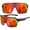 Red, variant on Grinderpunch Polarized Sports Sunglasses for Men Women UV Protection Shades for Baseball Running Cycling Skiing & Pickleball - Red