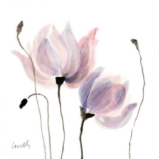 Floral Sway III Canvas Art - Lanie Loreth(24X24)