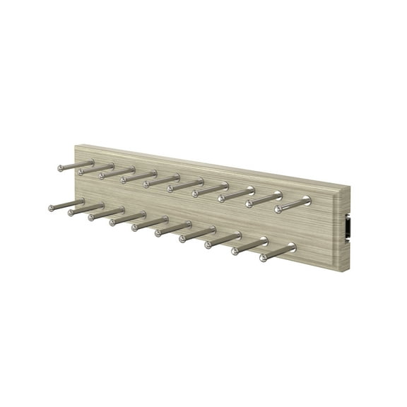 Easy Track Ra1200-Cg Sliding Tie Rack - Weathered Grey