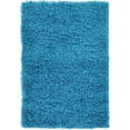 thumbnail image 3 of Shag Laurian Collection Area Rug 8'x10' Oval - Turquoise, 3 of 5