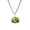 peridot, variant on Real 925 Sterling Silver Necklace For Women, Genuine Purple Amethyst Faceted Oval Gemstone Unique Handcrafted February Birthstone Gift