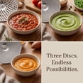 thumbnail image 5 of Hungry Artisan Ergonomic Stainless Steel Food Mill with 3 Milling Discs, 5 of 11