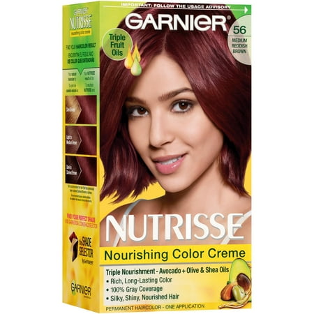 Garnier Nutrisse Nourishing Color Creme Hair 56 Medium Garnier Nutrisse Nourishing Color Creme Hair 56 Medium Reddish Brown Sangria