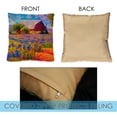 thumbnail image 3 of Toland Home Garden Set of 2 Lavender Farm Spring Pillow Covers 18x18 Inch Flower Throw Pillows, 3 of 4